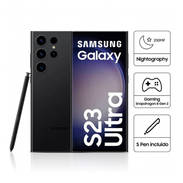 SAMSUNG GALAXY S23 ULTRA 512GB 200 MP 5000 mAh NEGRO