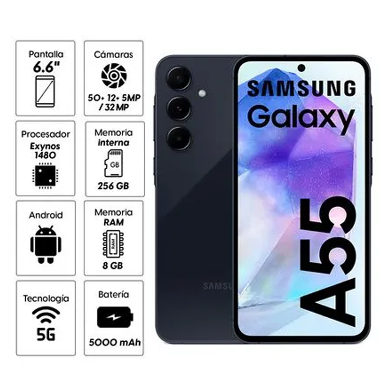 SAMSUNG GALAXY A55 256GB 5G 50+12+5MP