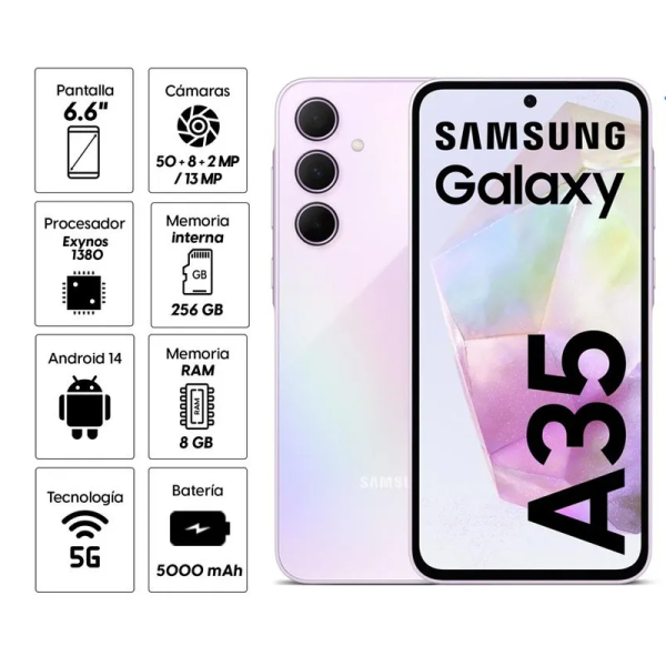 SAMSUNG GALAXY A35 256GB 5G 50+8+2MP