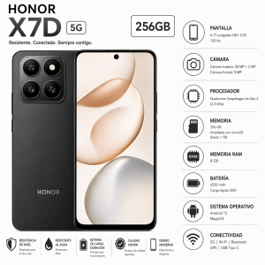 HONOR X7D 256GB 5G