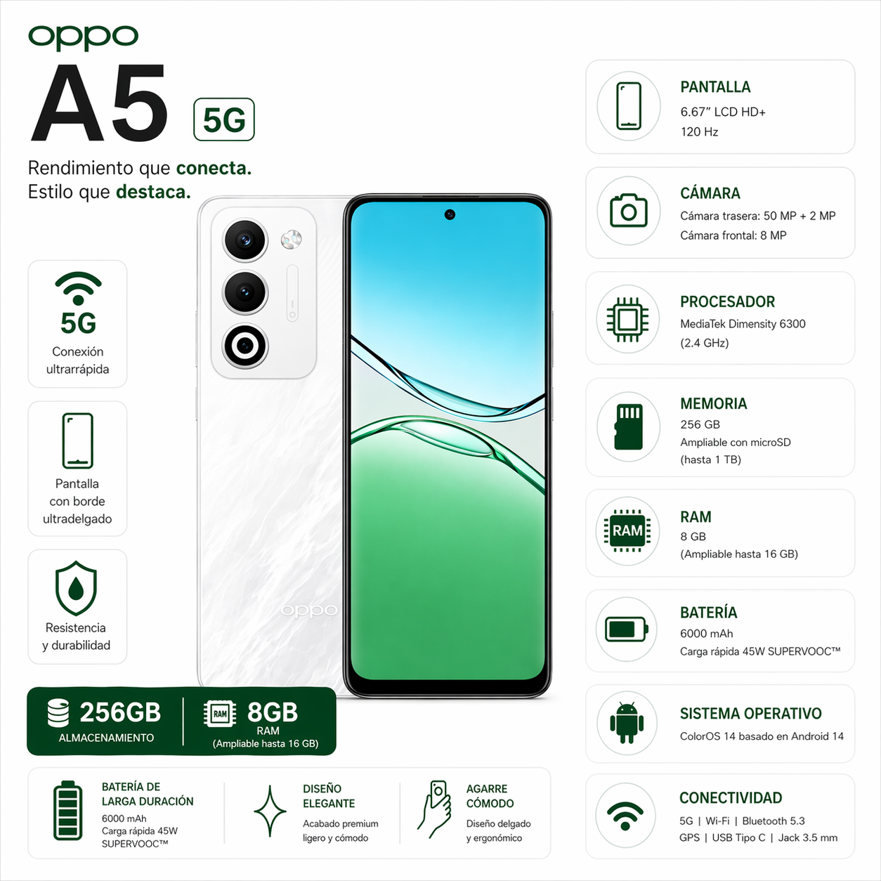 OPPO A5 256GB 5G