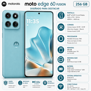 MOTOROLA MOTO EDGE 60 FUSION 256GB 5G