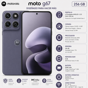 MOTOROLA MOTO G67 256GB 5G
