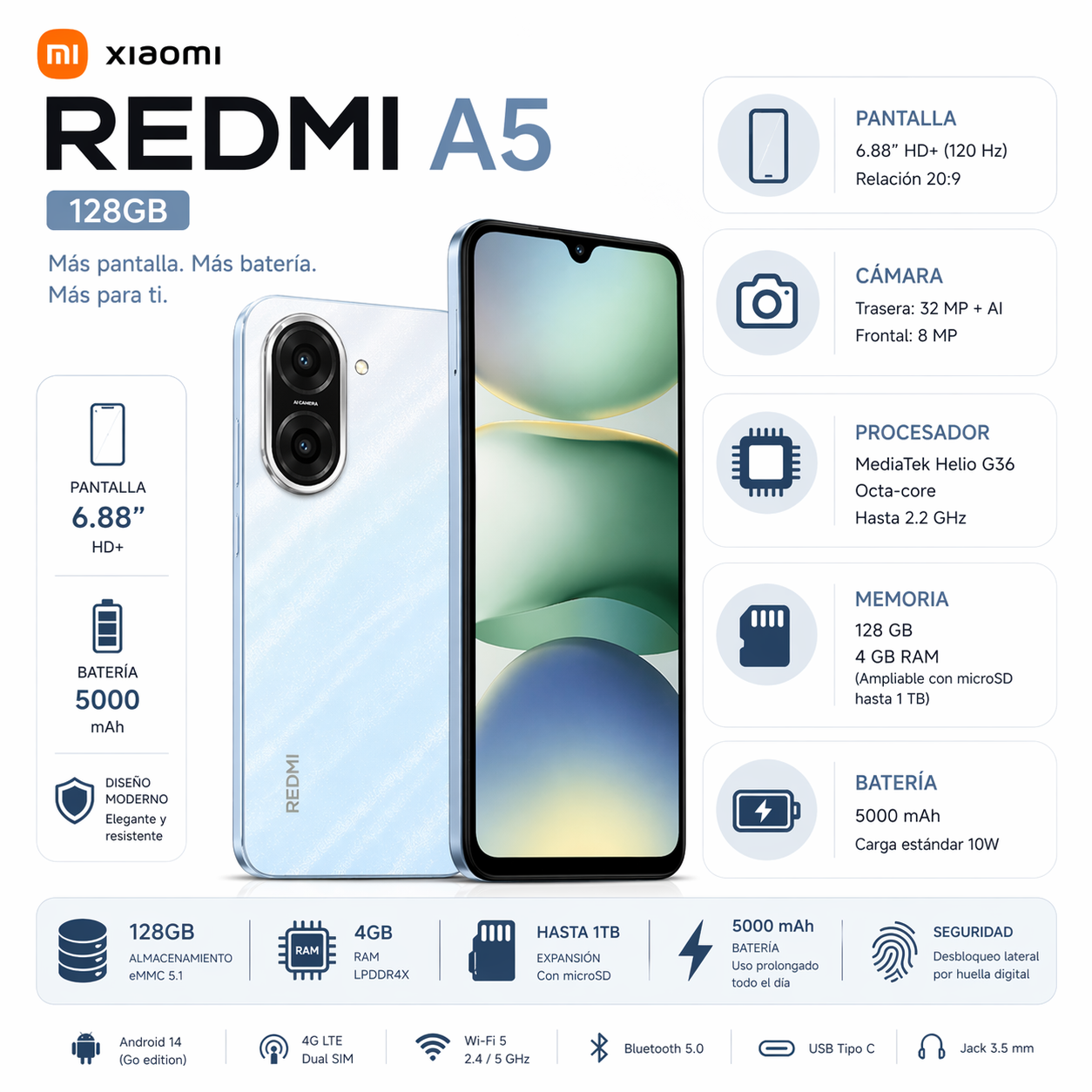 XIAOMI REDMI A5 128GB