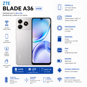 ZTE BLADE A36 64GB