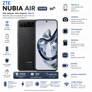 ZTE NUBIA AIR 256GB 5G